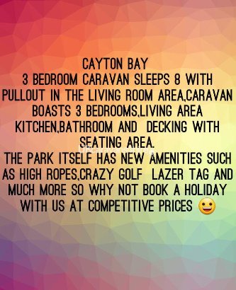 Cayton Bay Caravan Park, Ref 1003