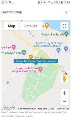 Cayton Bay Caravan Park, Ref 14129
