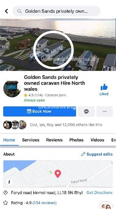 Golden Sands Kinmel Bay, Ref 15224