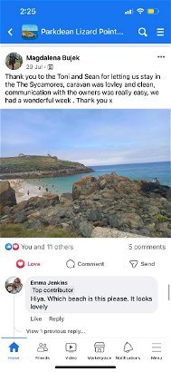 Lizard Point Holiday Park, Ref 18038