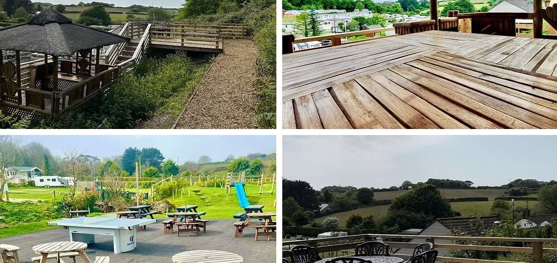 Seating areas around the park to take a breath and relax